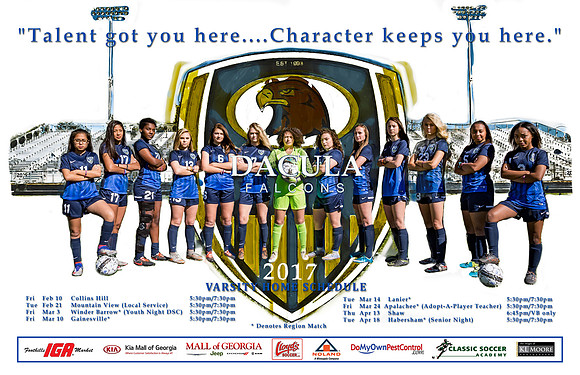 Dacula Falcons Girls Soccer 2017