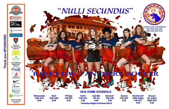 Parkview Girls Soccer 2018