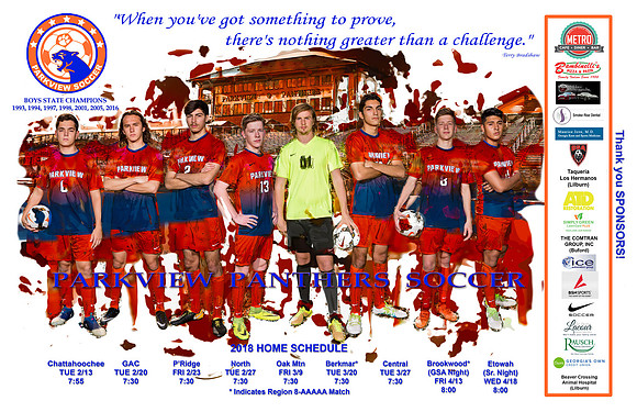 Parkview Boys Soccer 2018