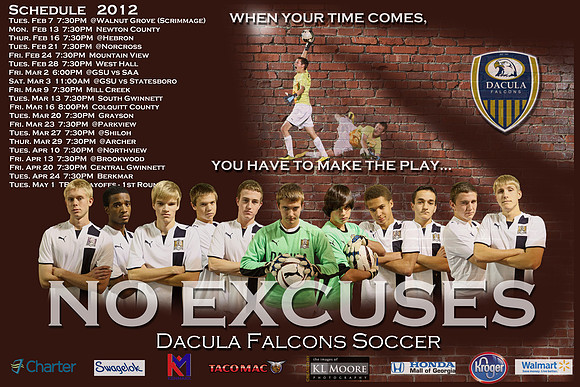 Dacula Boys Schedule 2012