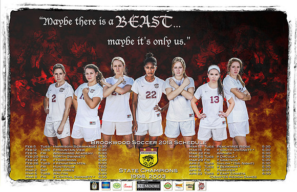 Brookwood Girls Poster 2013