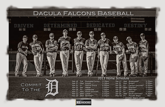 Dacula Baseball Poster V2 2013